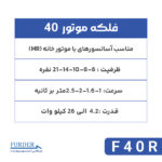 موتور گیرلس فوردر مدل F40R