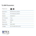 کنترل پنل هوشمند اندروید ۴ اینچی